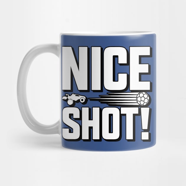 Rocket League Video Game Nice Shot Funny Gifts by justcoolmerch